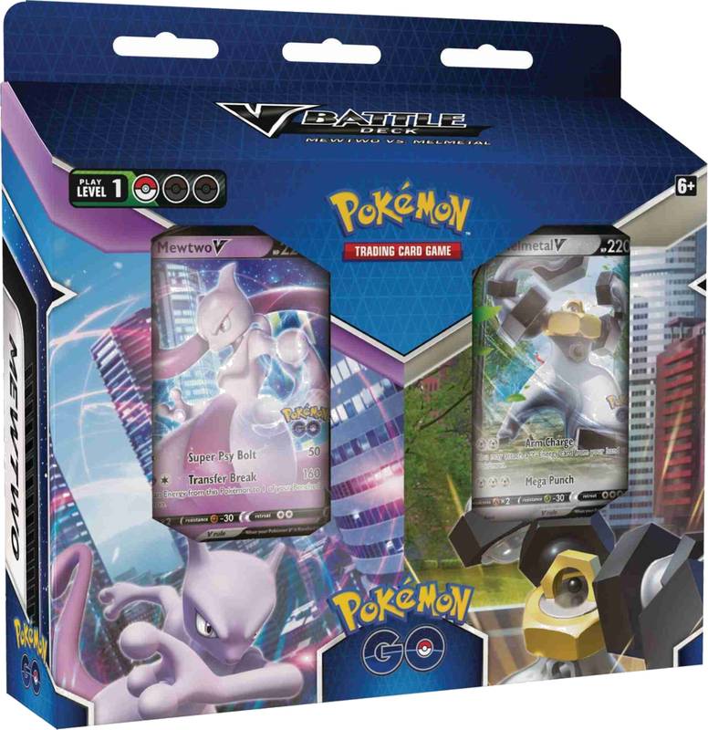 Pokémon tcg: pokémon go v battle deck melmetal & mewtwo
