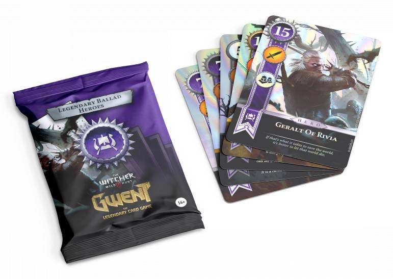 No Loading Games Gwent - Ballads Legendary Foil Cards - Skellige (10 karet)