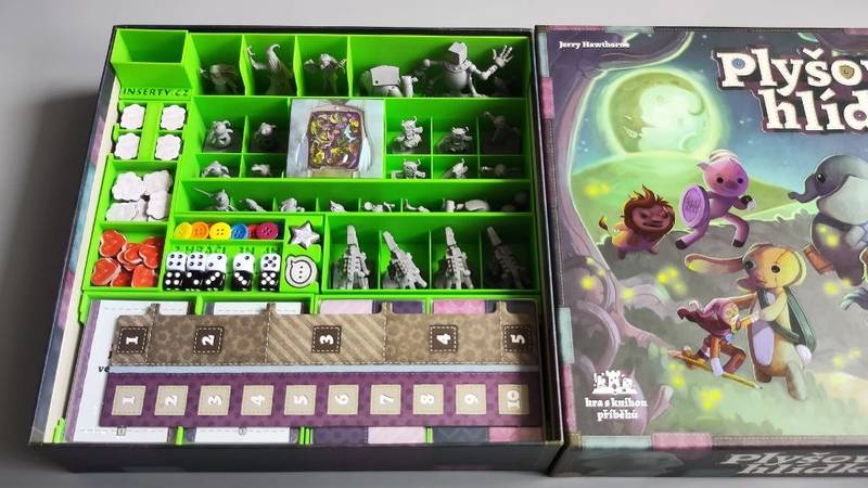 Insert: Plyšová hlídka + Bráškovy patálie (černý, 0056) NENÍ HRA! Insert: Stuffed Fables + Oh, Brother!