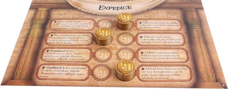 Temné znamení - Lůžka na žetony expedice Elder Sign - lůžka na žetony expedice