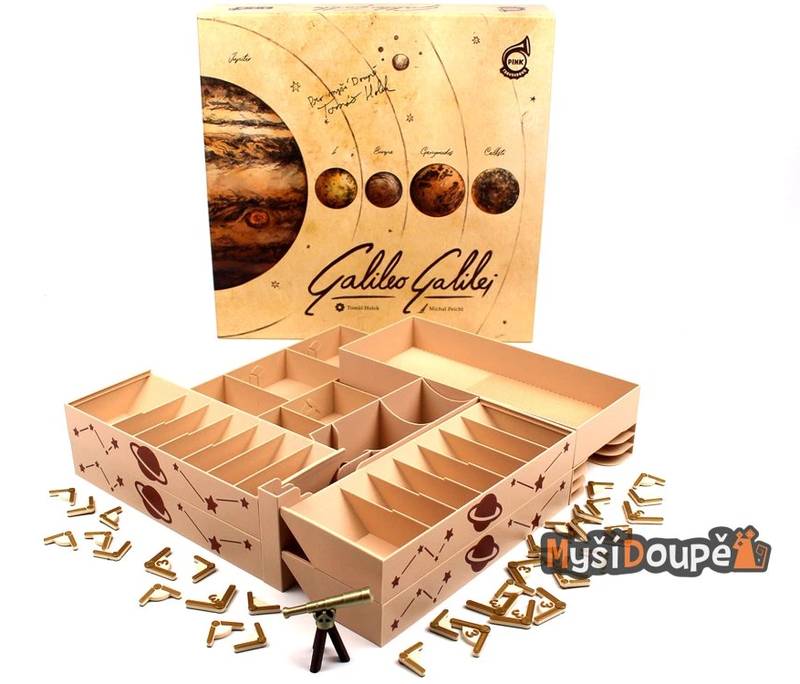 Custom 3D insert Galileo Galilei + žetony