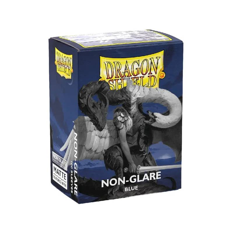 Dragon Shield 100ks - NON-GLARE Matte Blue
