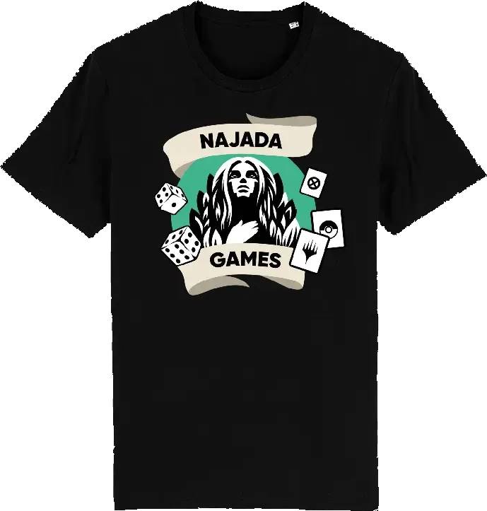 Najáda Games - Unisex tričko s krátkým rukávem - Karty a Kostky (M)