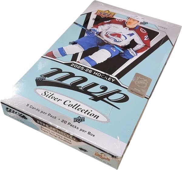 Hokejové karty 2025-26 Upper Deck MVP Silver Collection Hockey Hobby Box (CDD Exclusive)