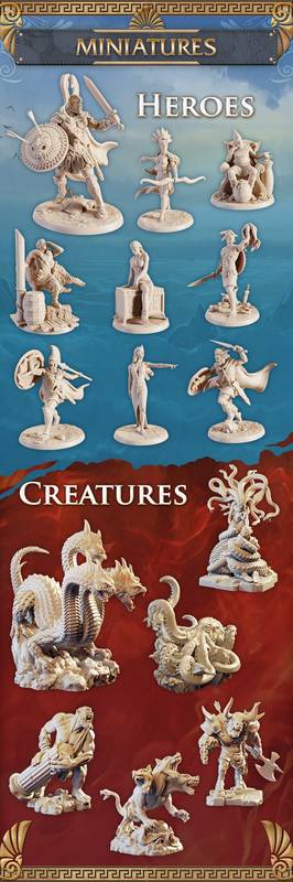 Cyclades: Legendární edice: Hrdinové & mytičtí tvorové - doplněk