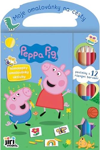 Moje omalovánky na cesty Prasátko Peppa