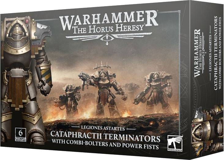 Horus Heresy: Cataphractii Terminators with Combi-bolters and Power Fists