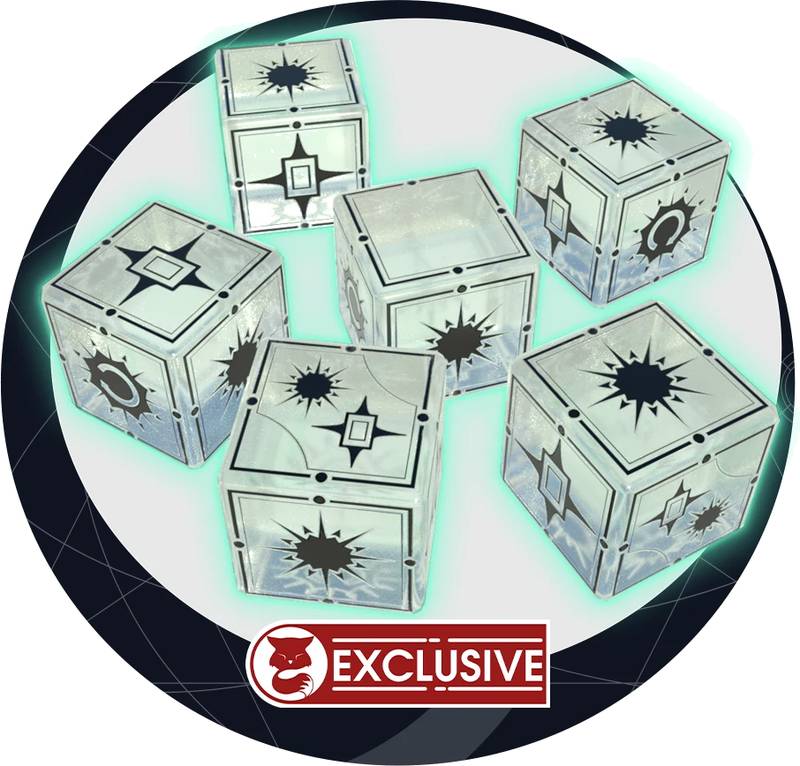 Last Light Sada svítících kostek "Lunar Glow"