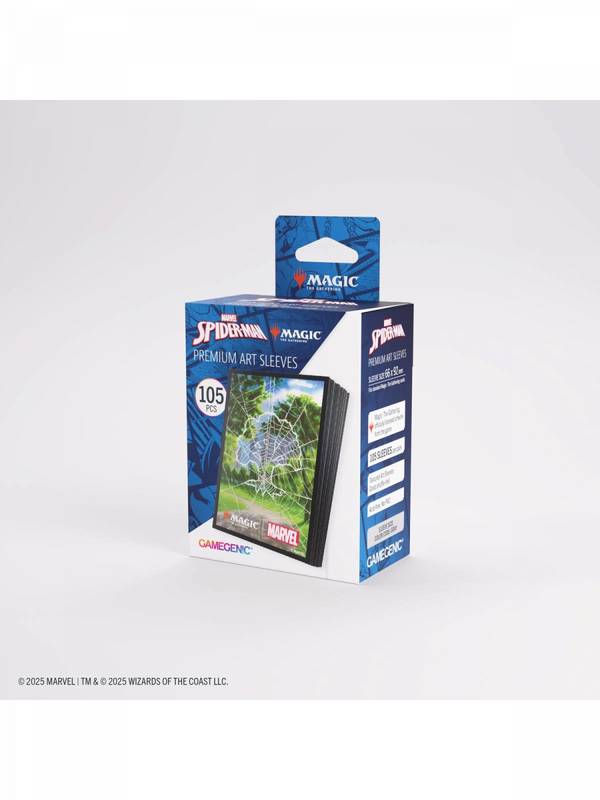 Ochranné obaly na karty Gamegenic - MTG x Marvel's Spider-Man: Premium Art Sleeves Spider-Man Forest (105 ks)