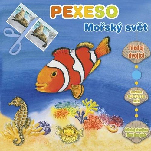Mořský svět - Pexeso sešitové s MAXI kartičkami