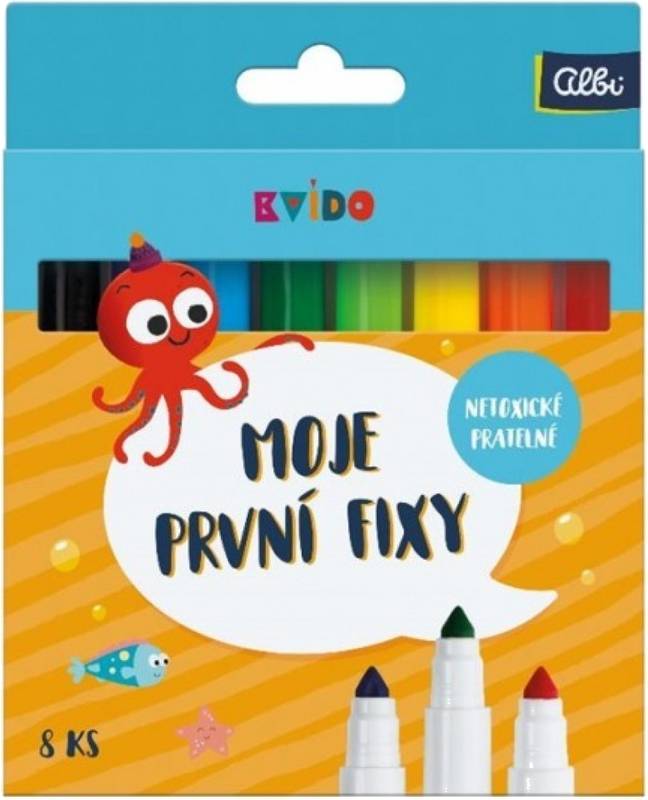 Albi kvído moje první fixy