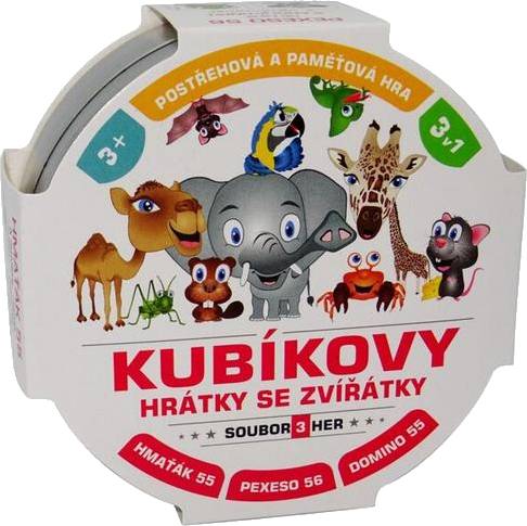 Kubíkovy hrátky se zvířátky 3v1