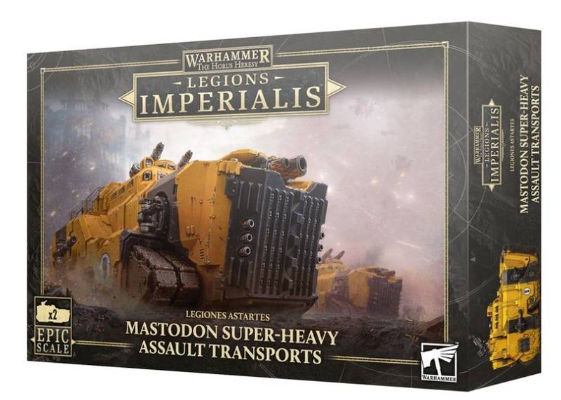 Warhammer The Horus Heresy - Legions Imperialis: Mastodon Super-heavy Assault Transports - Epic Scale