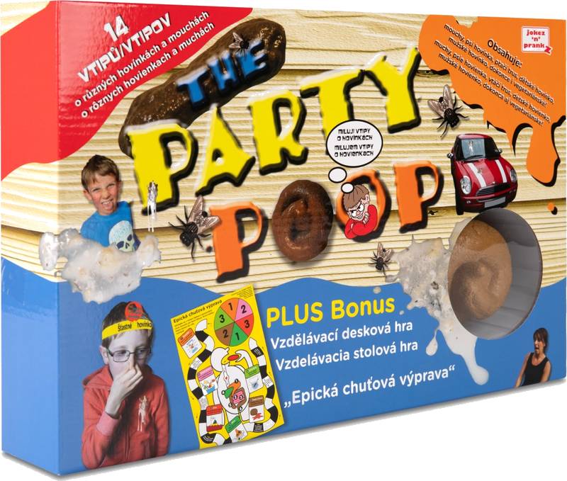 Set 14 vtipů s hovínky + destová hra