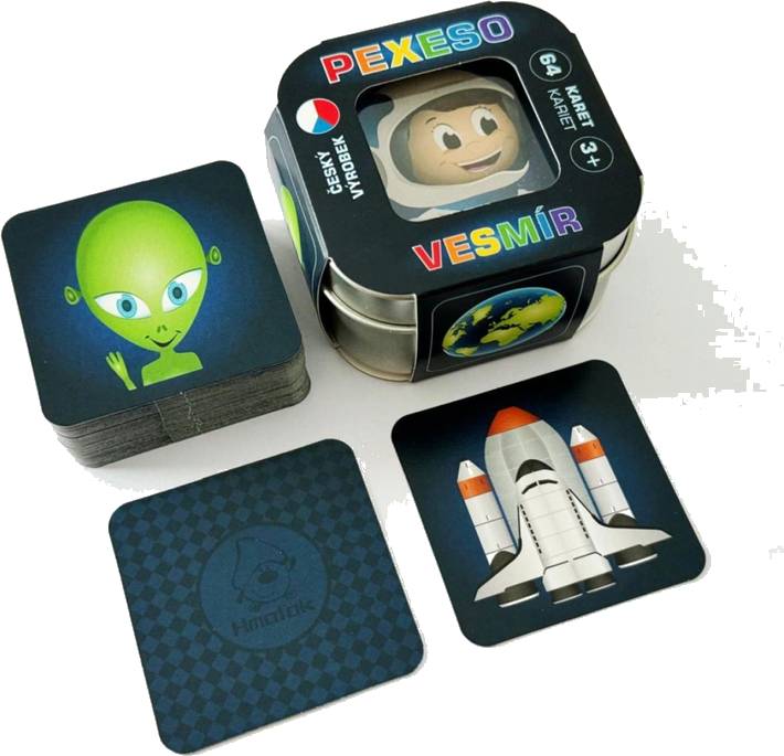 Pexeso Vesmír 64 karet