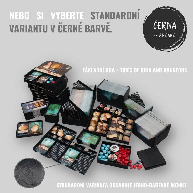 Spící bohové - INSERT do základní hry (79364) Barva: Černá NENÍ HRA! Insert: Sleeping Gods