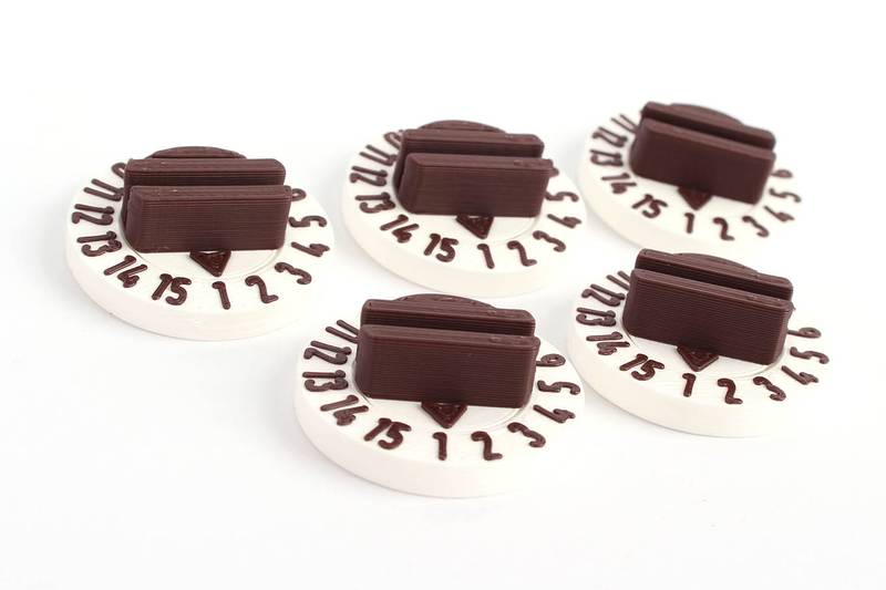 Gloomhaven - Počítadla životů Varianta: Rozšiřující sada 5 podstavců