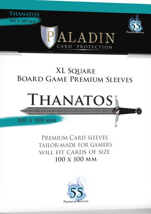 Obaly na karty Paladin - Thanatos - 100 x 100 mm 55 ks