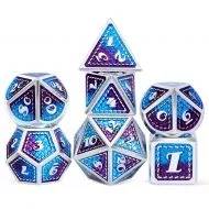 Metal & Enamel Dice Set Dragonfly (7)