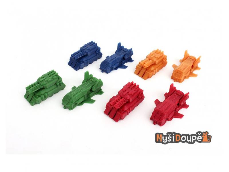 3D žetony Duna: Impérium - Vzestup Iksu - Bitevní lodě / tanky