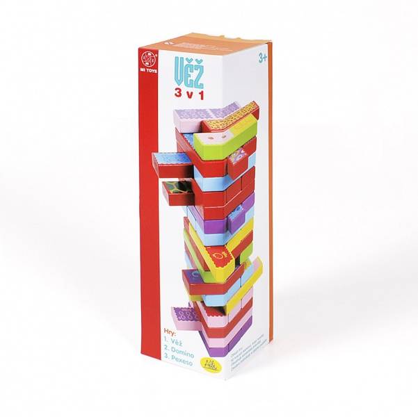 Jenga věž 3v1