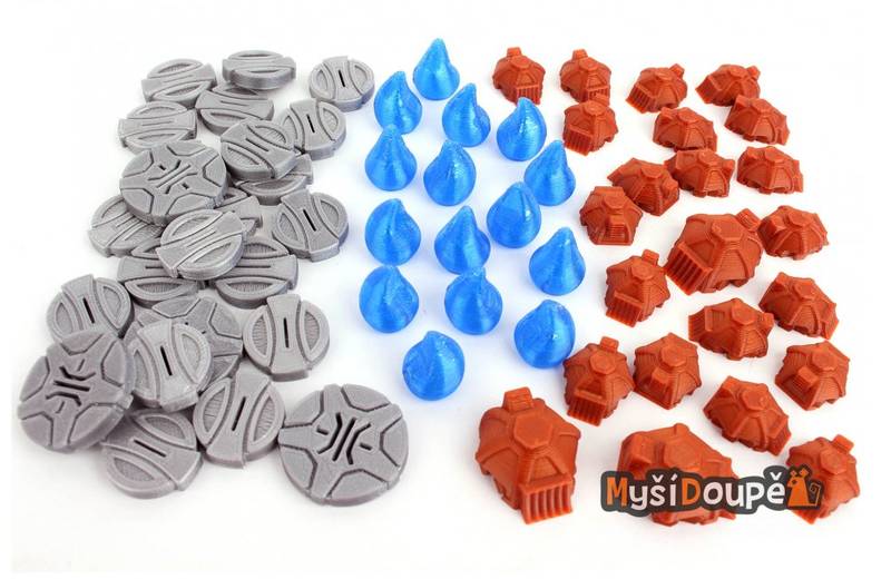 3D žetony surovin Duna: Impérium