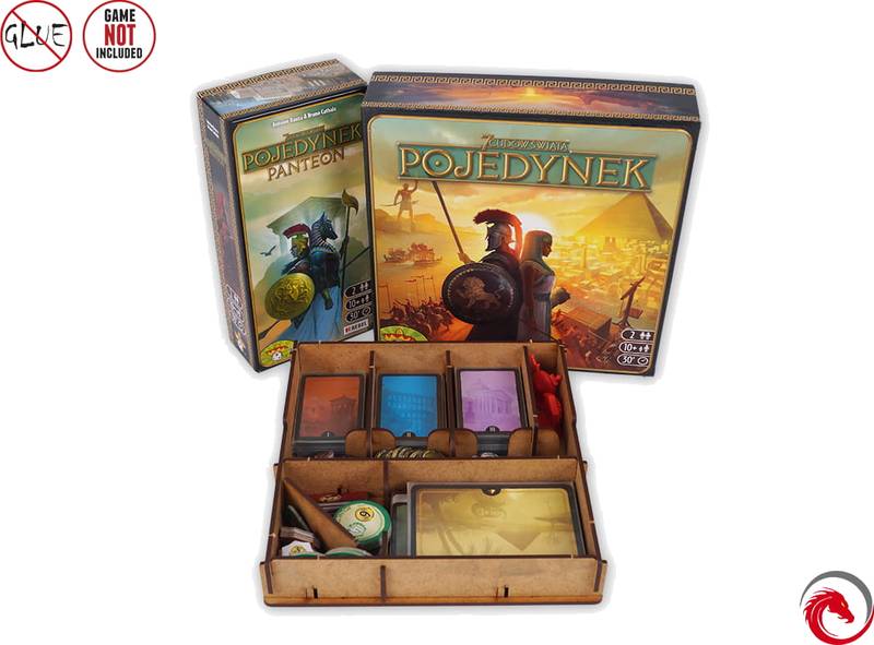 7 Wonders Duel (41146) NENÍ HRA! Insert: 7 divů světa: Duel