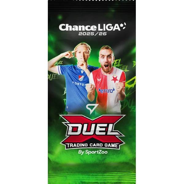 Fotbalové karty SportZoo TCG Duel - Chance Liga 2025/26 - Retail balíček