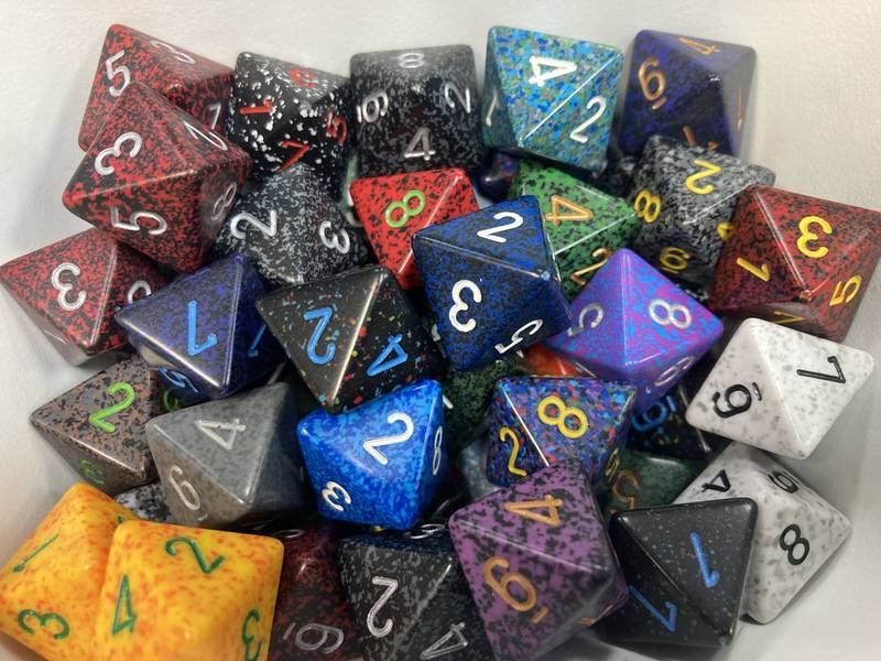 Kostka D8 skvrnitá - 29308