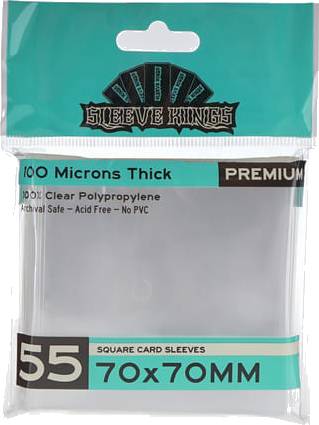 Obaly na karty 70 x 70 mm (Sleeve Kings Premium)