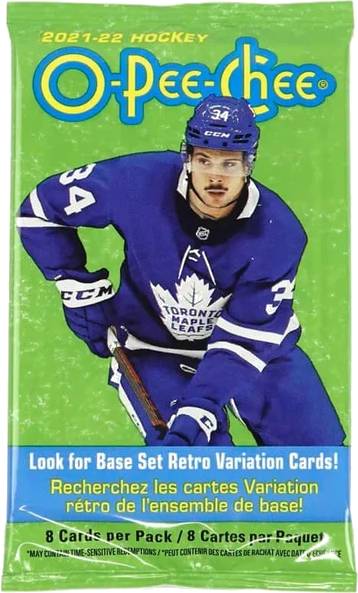 Hokejové karty Upper Deck - 21-22 O-Pee-Chee Hockey Gravity Balíček