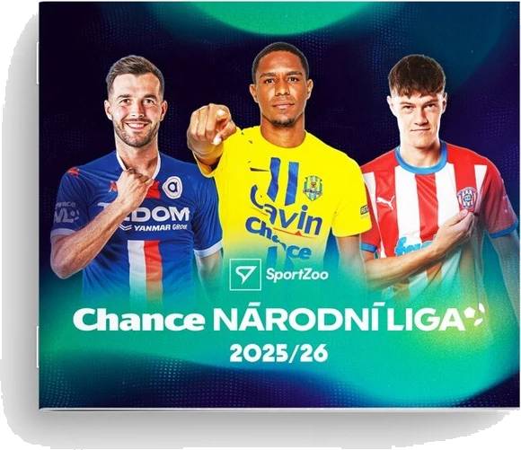 Fotbalové karty SportZoo Chance Národní liga 2025/26 - Startovací balíček