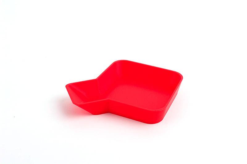 Misky se zobáčkem Barva: Červená, Velikost: Klasická Univerzální miska na žetony