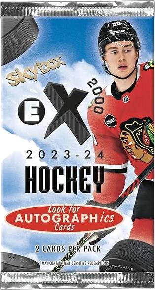 Hokejové karty Upper Deck 2023/24 Skybox E-X 2000 Hockey Hobby Balíček