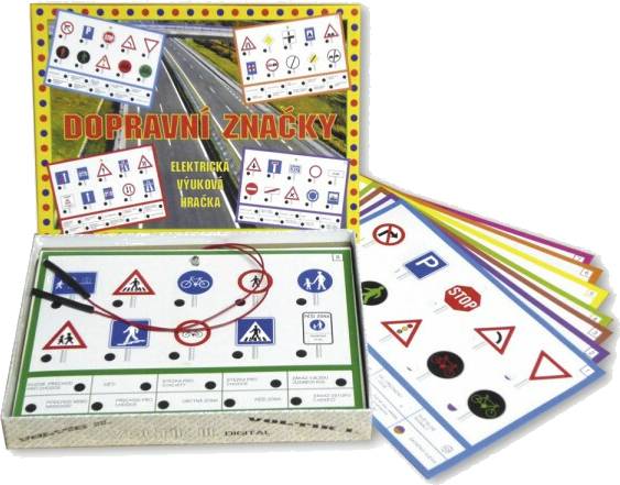 Dopravní značky - společenská hra, na baterie