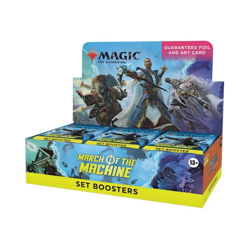 Magic The Gathering March of the Machine Set Booster Box 30 boosterů