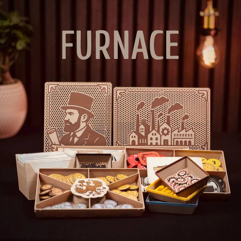 Furnace - INSERT do hry Varianta: Deluxe dřevo
