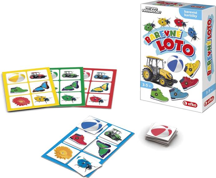 Hry pro předškoláky – Barevné loto