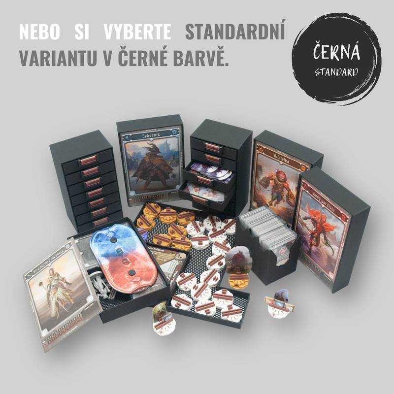 Gloomhaven: Lví chřtán - INSERT do hry (79406) Barva: Černá NENÍ HRA! Insert: Gloomhaven: Jaws of the Lion
