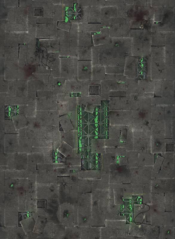 Herní podložka 44"x60" (112x154 cm) - různé motivy Varianta: Chem Zone