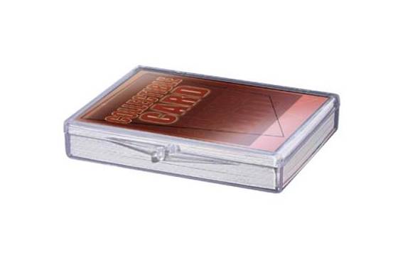 UltraPRO: průhledná krabička na karty, s pantem - 25 karet