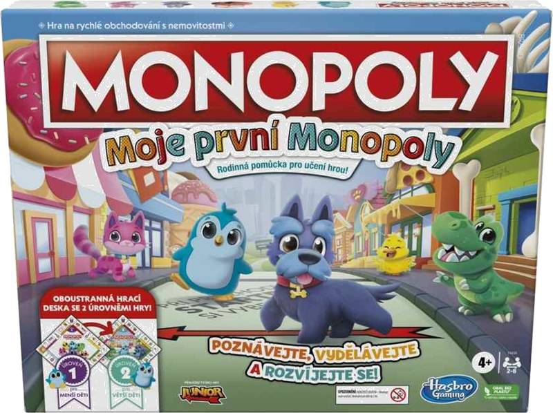 Moje první monopoly, hasbro f4436