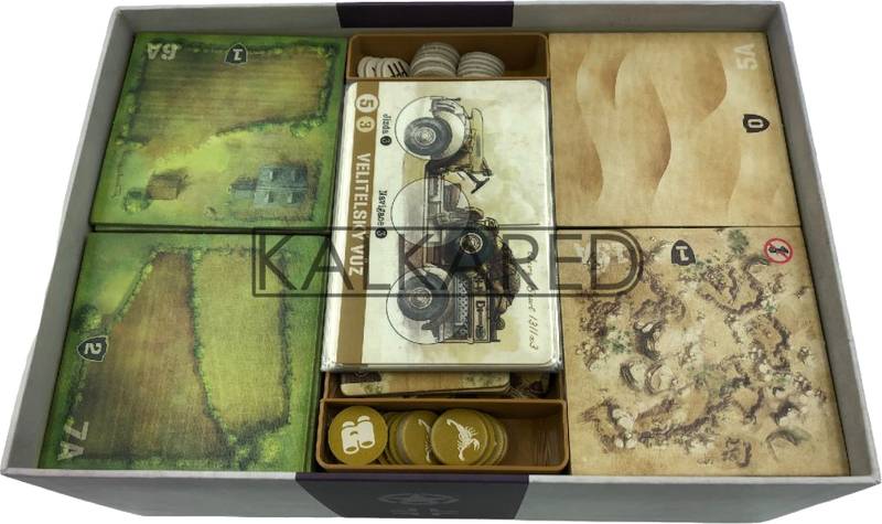 Insert Odhodlaní Normandie + Afrika (977) Varianta: Oboje NENÍ HRA! Insert: Undaunted: Normandy + North Africa