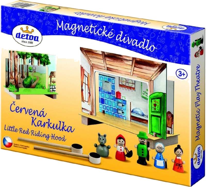 magnetické divadlo červená karkulka