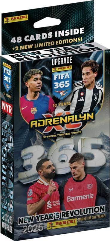 PANINI FIFA 365 2024/2025 - ADRENALYN karty - NEW YEAR'S REVOLUTION (UPGRADE)