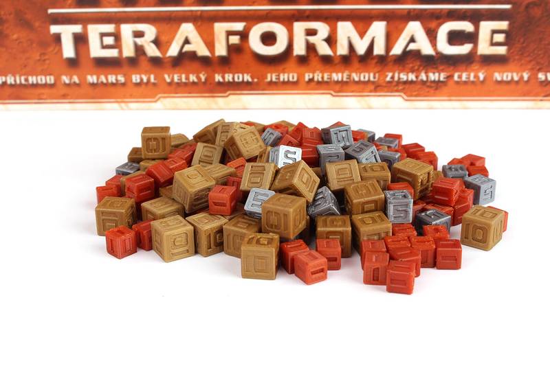 Mars: Teraformace - Kostky surovin Mars sady: Malá sada (100 ks)