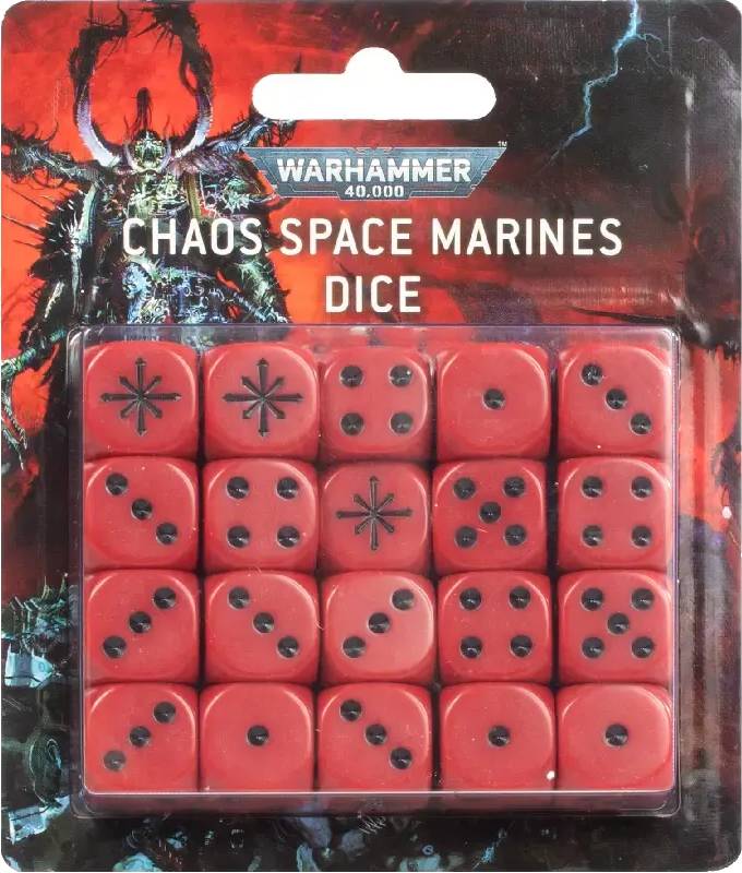 Warhammer 40,000 - Kostky: Chaos Space Marines