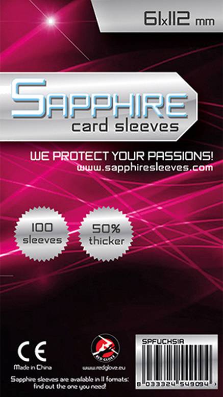 Obaly na karty 61 x 112 mm Sapphire