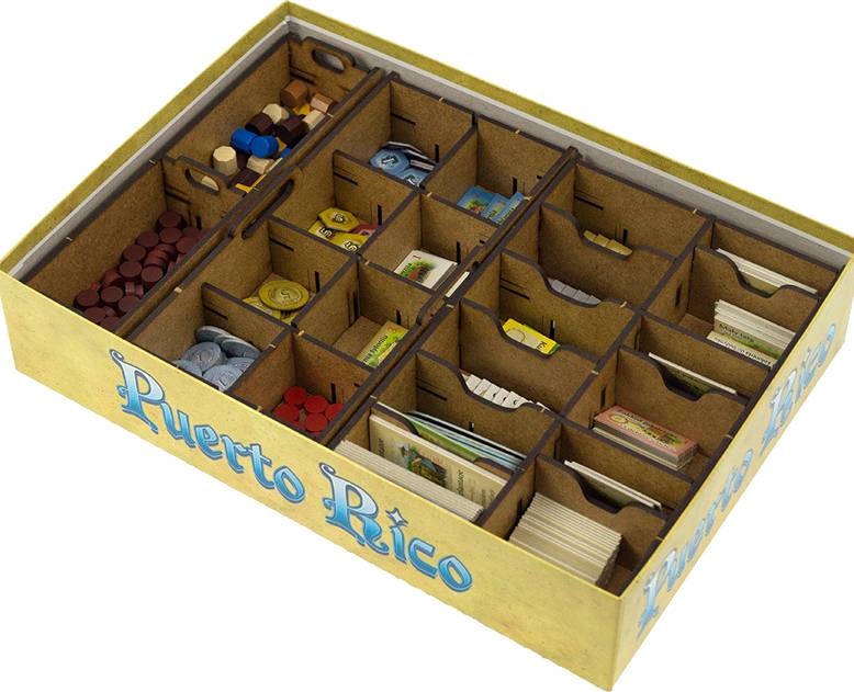 Dřevěný pořadač pro Puerto Rico