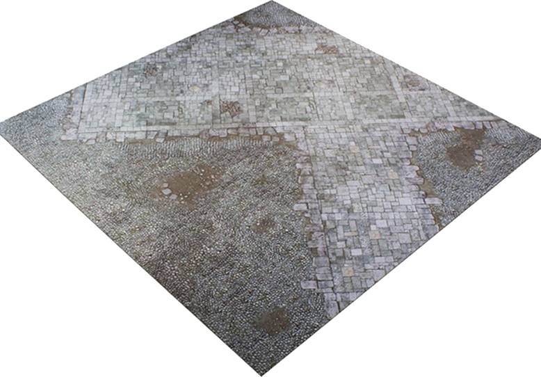 Playmat - Mediaval Town (120x120)